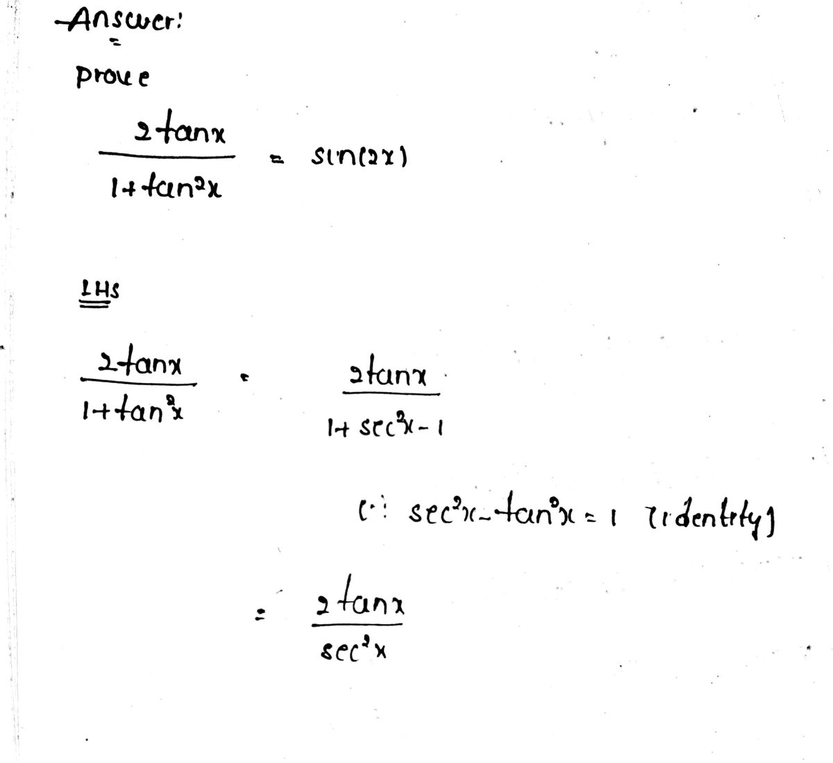 Trigonometry homework question answer, step 1, image 1